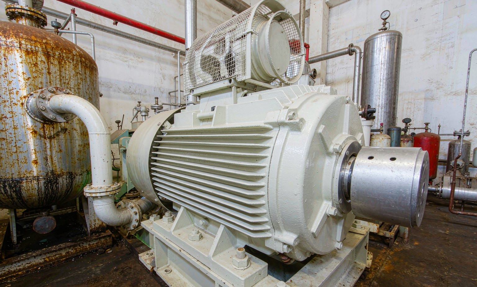 Sealed-for-life industrial electric motor